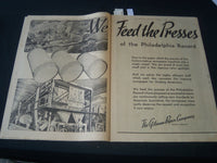 1936 JUNE 23 PHILADELPHIA RECORD DEMOCRATIC NATIONAL CONVENTION SECTION- NT 7238