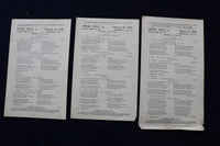 1897-1898 BOSTON MUSIC HALL PROGRAMS - LOT OF 19 - R. MARRINER FLOYD - K 1634