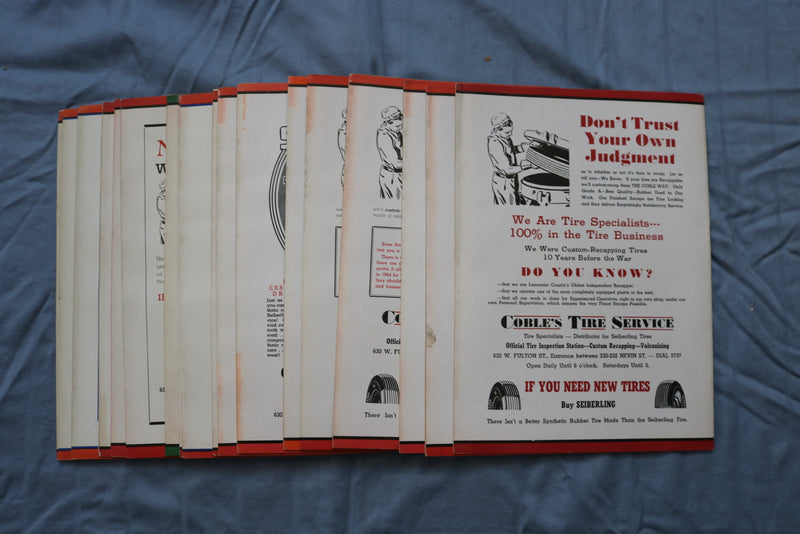 1942-1944 LANCASTER MOTORIST MAGAZINE - LOT OF 18 - O 3736