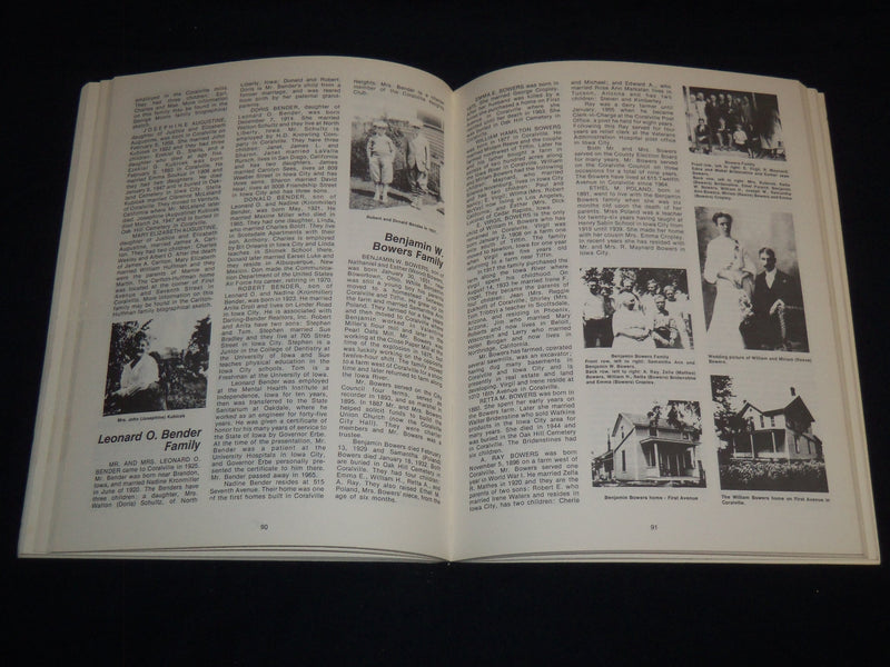 1973 CORALVILLE IOWA CENTENNIAL YEAR SOFTCOVER BOOK - LEST WE FORGET - J 8572