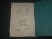 1937 WALTER EDGE REPUBLICAN CLUB DINNER PROGRAM - NEWARK NEW JERSEY - J 3957