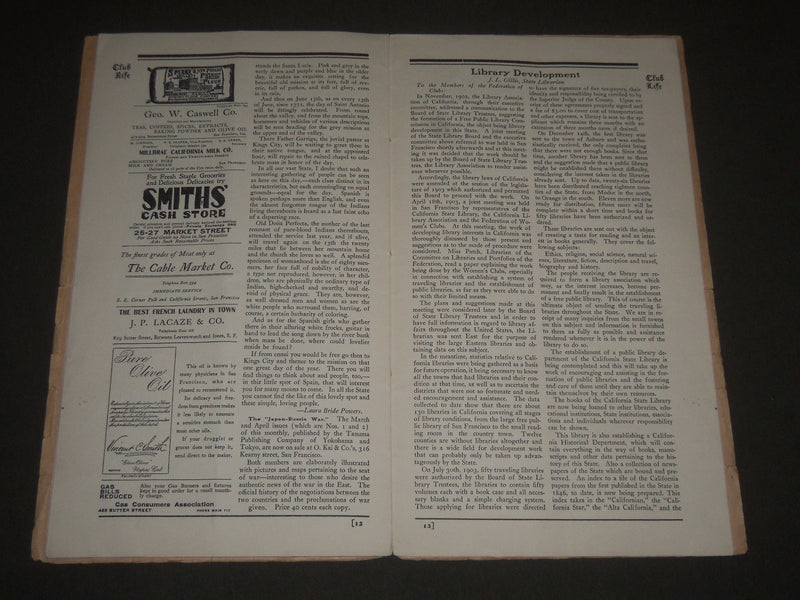 1904 JUNE CLUB LIFE MAGAZINE - MAUDE ADAMS COVER - J 2535
