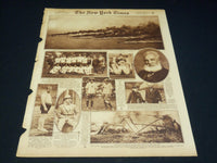 1922 AUGUST 6 NEW YORK TIMES PICTURE SECTION NO. 4 & 5 - GRAHAM BELL - NT 8873