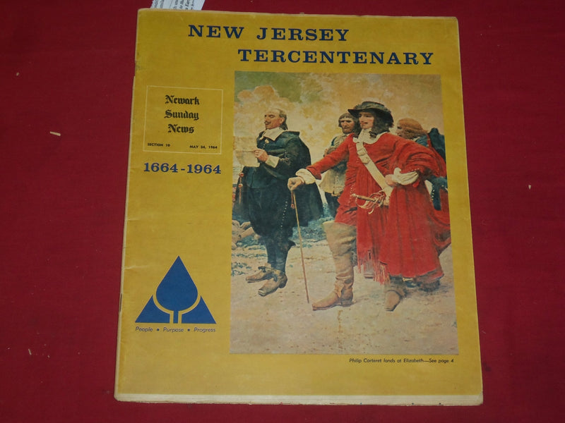 1964 MAY 24 NEWARK SUNDAY NEWS- NEW JERSEY TERCENTENARY SUNDAY MAGAZINE- NP 3804