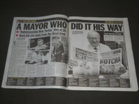 2013 FEBRUARY 2 NY DAILY NEWS NEWSPAPER - ED KOCH 1924-2013 - NP 2557