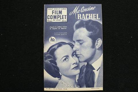 1952 FILM COMPLET MAGAZINE - OLIVIA DE HAVILLAND-RICHARD BURTON COVER - E 25938