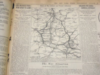1918 AUGUST 28 NEW YORK TIMES - GERMANS FORCED BACK, FRENCH TAKE ROYE - NT 9198