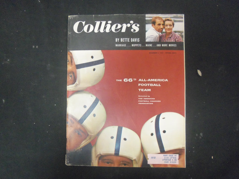 1955 DECEMBER 9 COLLIER'S MAGAZINE - 66TH ALL-AMERICAN FOOTBALL TEAM - ST 4537