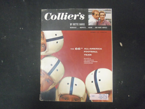1955 DECEMBER 9 COLLIER'S MAGAZINE - 66TH ALL-AMERICAN FOOTBALL TEAM - ST 4537