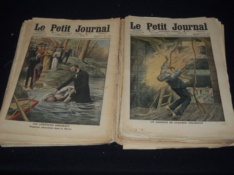 1900'S LE PETIT JOURNAL SUPPLEMENT ILLUSTRE MAGAZINES HUGE LOT OF 400+ - #2