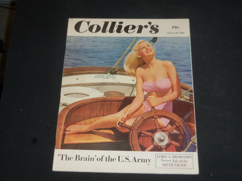 1950 AUGUST 26 COLLIER'S MAGAZINE - THE BRAIN OF THE U.S. ARMY - SP 8355