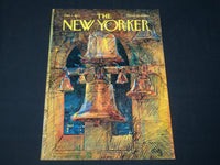 1971 JANUARY 2 NEW YORKER MAGAZINE FRONT COVER ONLY - GREAT ART FOR FRAMING