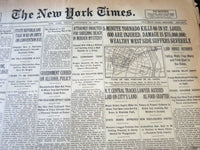 1927 SEPT 30 NEW YORK TIMES - RUTH HITS 2 EQUALS 1921 HOMER RECORD - NT 6319