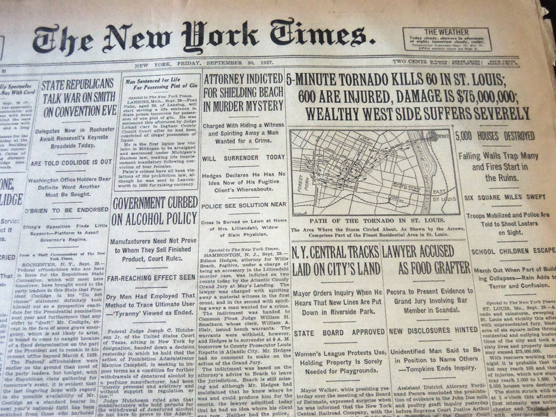 1927 SEPT 30 NEW YORK TIMES - RUTH HITS 2 EQUALS 1921 HOMER RECORD - NT 6319