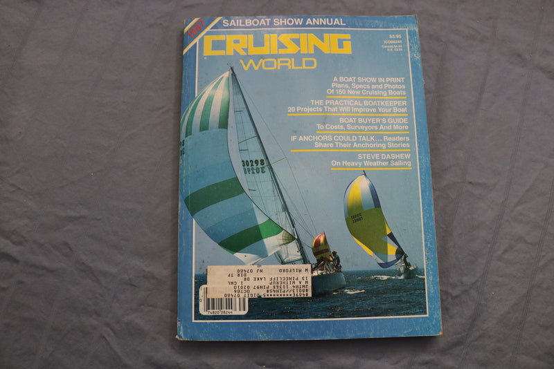 1986 CRUISING WORLD MAGAZINE - 1987 SAILBOAT SHOW ANNUAL - E 9580