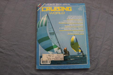 1986 CRUISING WORLD MAGAZINE - 1987 SAILBOAT SHOW ANNUAL - E 9580