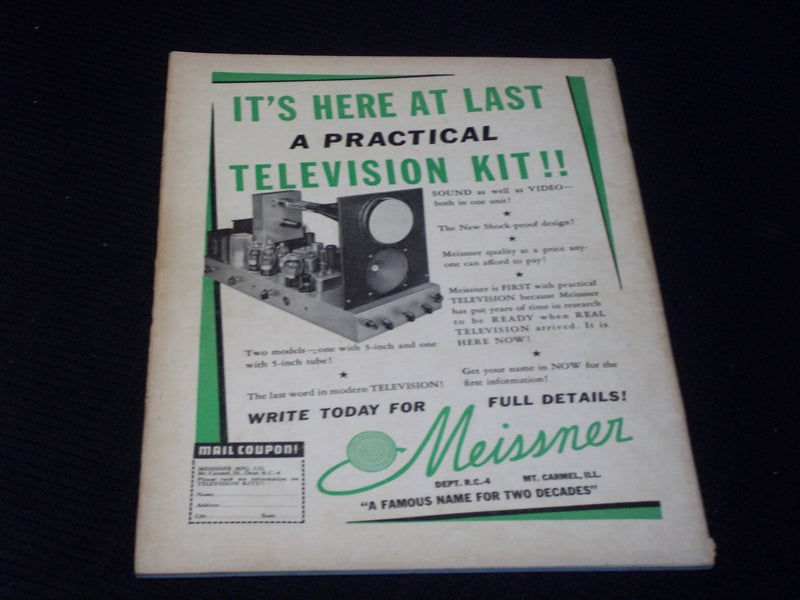 1939 APRIL RADIO-CRAFT MAGAZINE VERY NICE COVERS & ADS - E 389