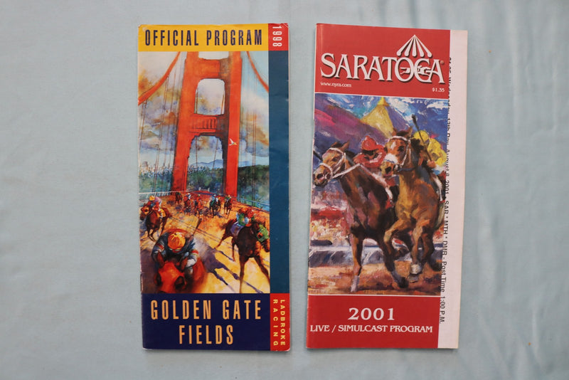 1990-2007 ASSORTED HORSE RACING PROGRAMS - LOT OF 13 - O 3958