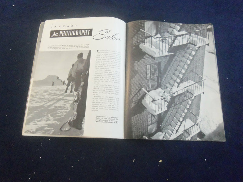 1950 JANUARY ART PHOTOGRAPHY MAGAZINE - NICE PHOTOGRAPHS & STORIES - SP 7491A