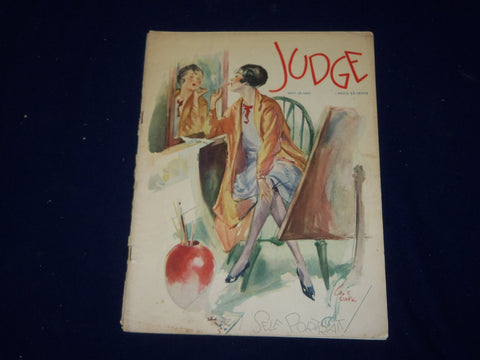 1927 MAY 28 JUDGE MAGAZINE - SELF PORTRAIT - ILLUSTRATED COVER - B 17