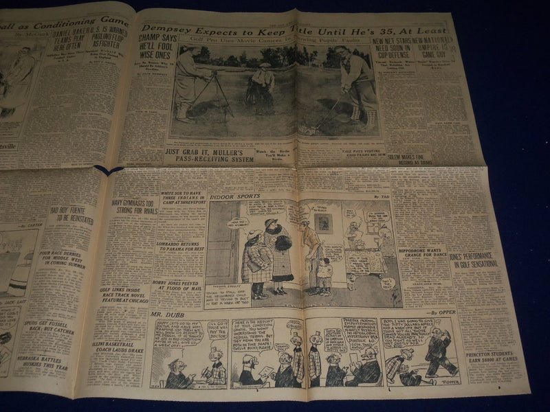 1926 JAN 17 SAN ANTONIO SUNDAY LIGHT SPORT SECTION - ROGERS HORNSBY - NP 972R