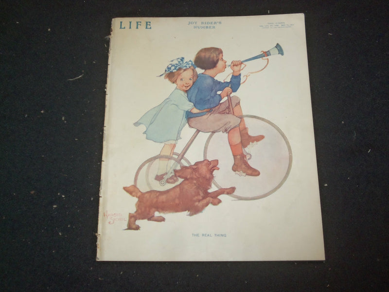 1911 MAY 11 LIFE MAGAZINE - JOY RIDER'S NUMBER - THE REAL THING - ST 6453
