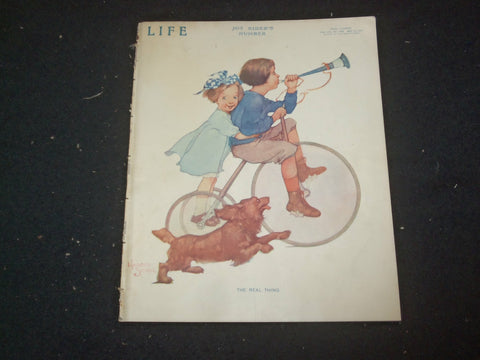 1911 MAY 11 LIFE MAGAZINE - JOY RIDER'S NUMBER - THE REAL THING - ST 6453