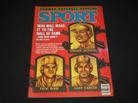 1986 JULY SPORT MAGAZINE - JACKSON - ROSE - CARTER COVER - E 12665