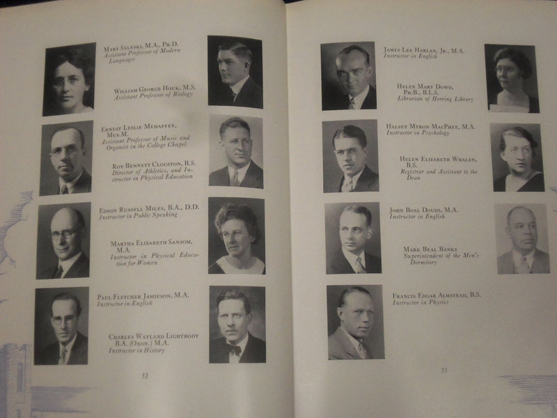 1934 THE GRIDIRON ST. LAWRENCE UNIVERSITY COLLEGE YEARBOOK - NICE PHOTOS - YB 18