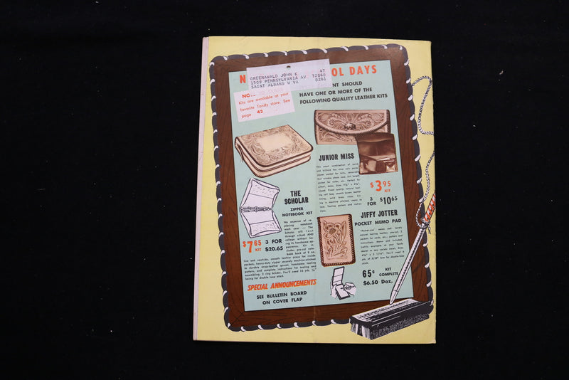 1960 SEP-OCT THE LEATHER CRAFTSMAN MAGAZINE - COLORADO ST. UNIV COVER - SP 3745N