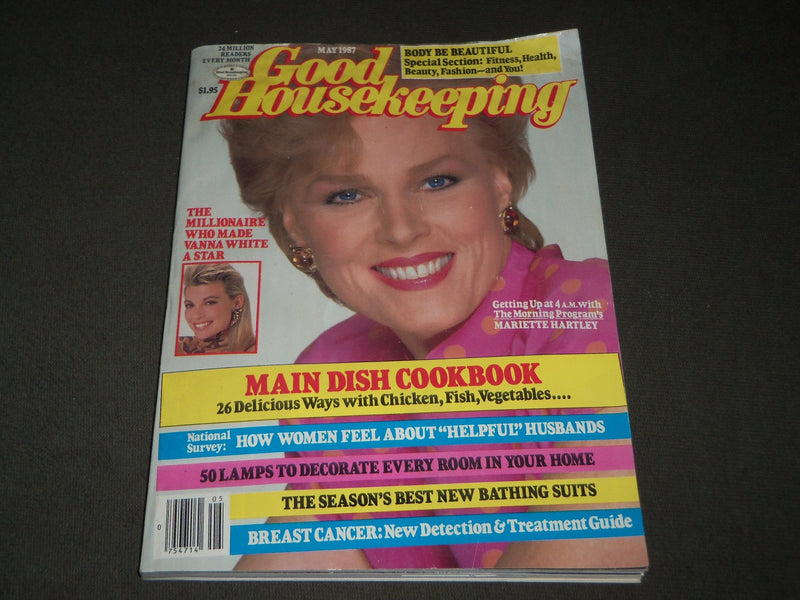 1987 MAY GOOD HOUSEKEEPING MAGAZINE - MARIETTE HARTLEY COVER - B 2764
