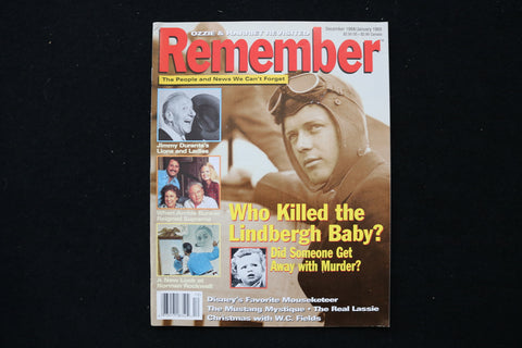1994/1995 DEC/JAN REMEMBER MAGAZINE - CHARLES LINDBERGH COVER - E 24170