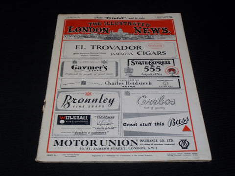 1955 FEBRUARY 5 ILLUSTRATED LONDON NEWS MAGAZINE NICE COVERS & ADS - E 4281