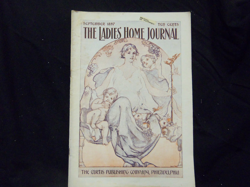 1897 SEPTEMBER LADIES' HOME JOURNAL MAGAZINE - GREAT ILLUSTRATIONS & ADS-ST 1570
