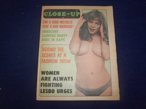 1973 DECEMBER 3 CLOSE-UP NEWSPAPER -BEHIND THE SCENES AT A FASHION SHOW- NP 7320