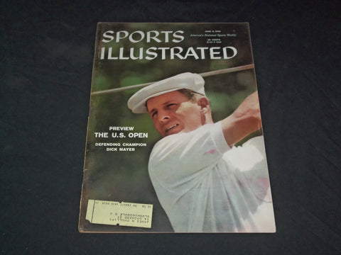 1958 JUNE 9 SPORTS ILLUSTRATED MAGAZINE - PREVIEW THE U.S. OPEN - SP 8884