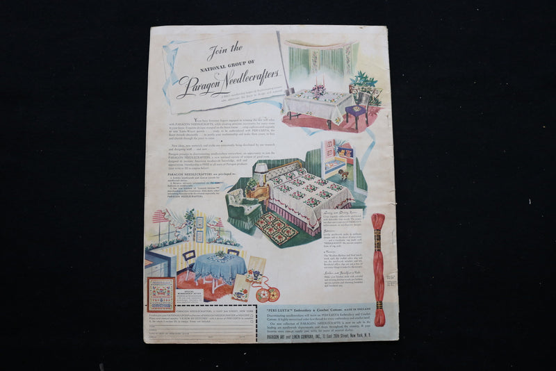 1942-43 WINTER MCCALL NEEDLEWORK MAGAZINE - INDEPENDENCE HALL COVER - E 10147