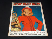 1941 JANUARY 18-24 MOVIE & RADIO GUIDE MAGAZINE - BRENDA JOYCE - E 2729