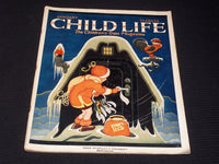 1925 JANUARY CHILD LIFE MAGAZINE NICE ILLUSTRATED COVER & INSIDES - E 3765