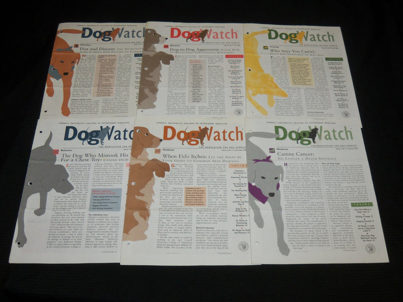 2000-2002 DOG WATCH + YOUR DOG MAGAZINE LOT OF 19 ISSUES - O 2436