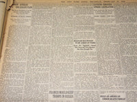 1919 FEBRUARY 27 NEW YORK TIMES - PRESIDENT EXPOUNDS LEAGUE TO GUESTS - NT 7968