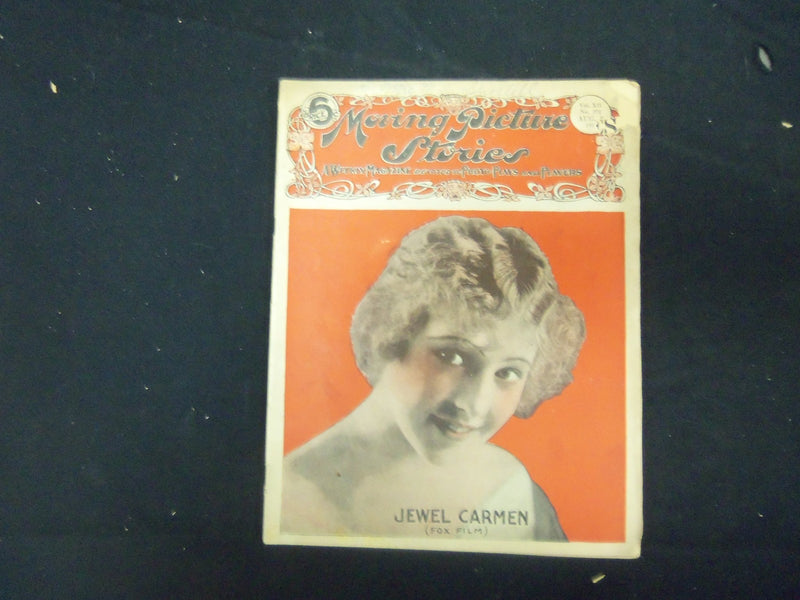 1918 AUGUST 2 MOVING PICTURE STORIES MAGAZINE - JEWEL CARMEN - ST 2445