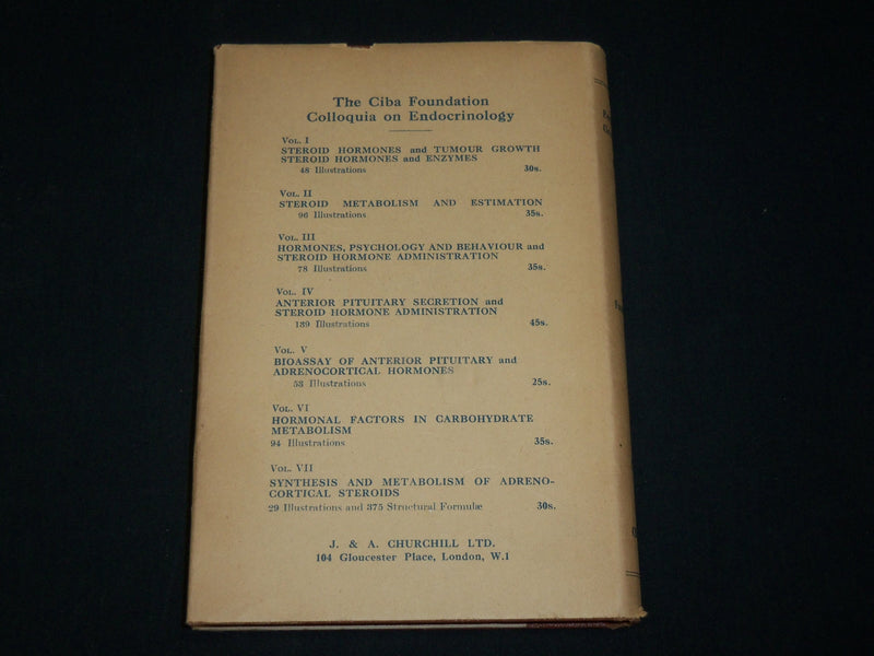 1954 PERIPHERAL CIRCULATION IN MAN - CIBA FOUNDATION HARDCOVER BOOK - KD 6461