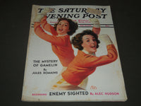 1940 SEPT 28 THE SATURDAY EVENING POST MAGAZINE - ILLUSTRATED COVER - SP 378