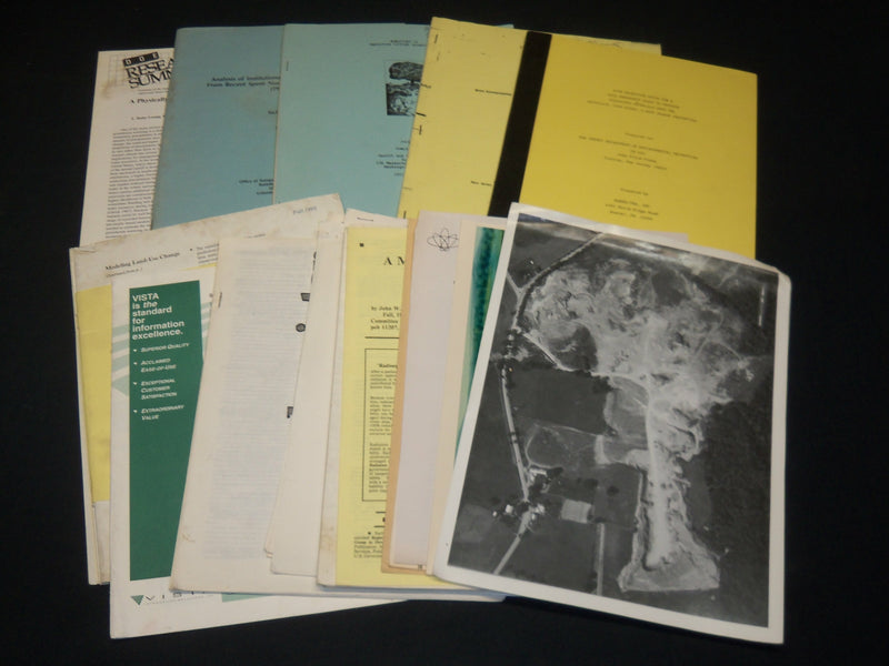 1980'S-1990'S ENVIRONMENAL LITERATURE LOT OF REPORTS - O 2540
