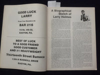 1976 JANUARY 29 LEGIGH VALLEY HONORS SPORTSMAN LARRY HOLMES PROGRAM - K 160