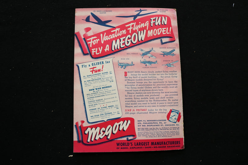 1940 JULY FLYING ACES MAGAZINE - RAID ON A MAGINOT DROME COVER - ST 1011O