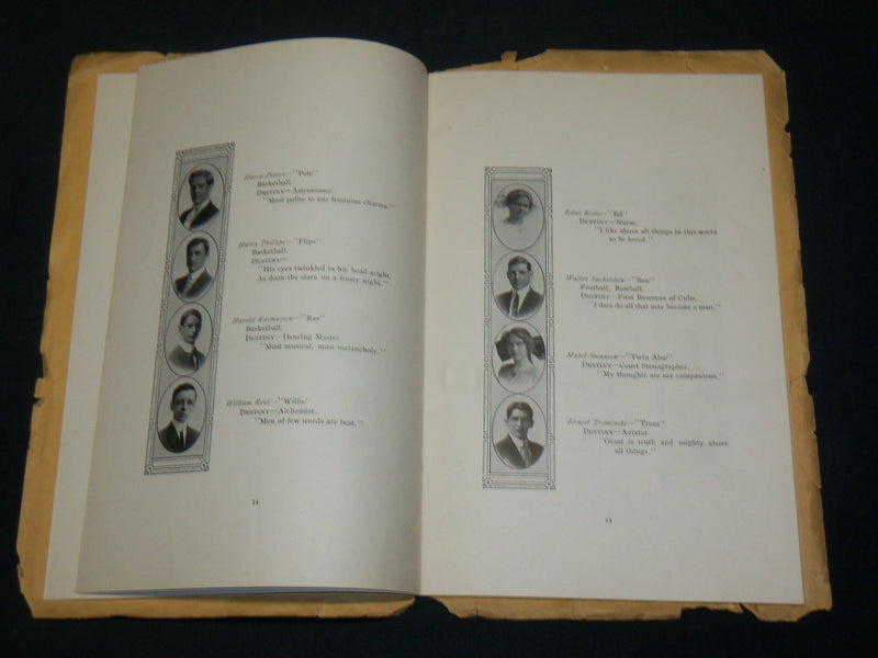 1910-1912 TEKANHI MONTHLY MAGAZINE LAKE HIGH SCHOOL LOT OF 14 - WR 715