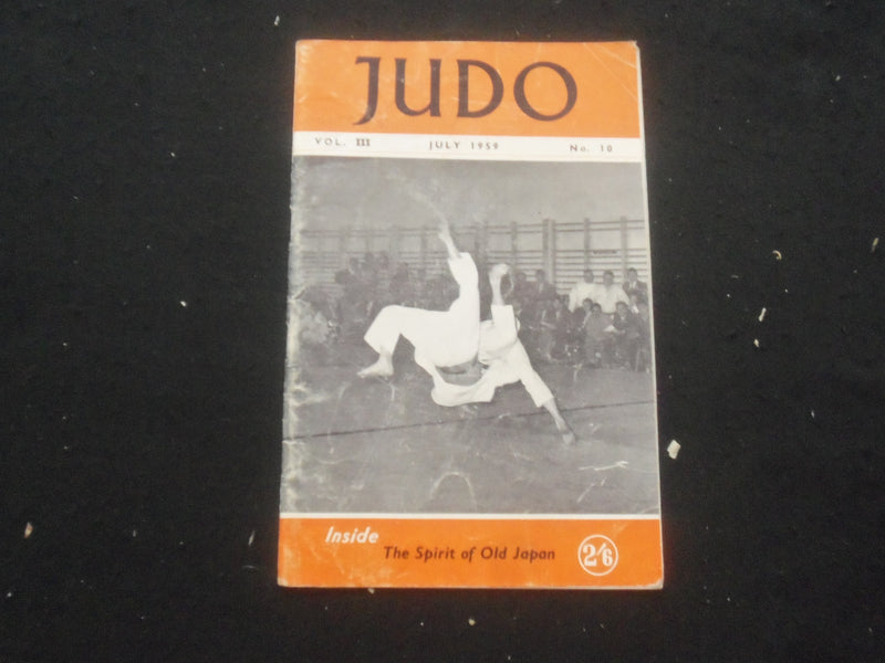 1959 AUGUST JUDO MAGAZINE - THE SPIRIT OF OLD JAPAN - SP 6377ZA