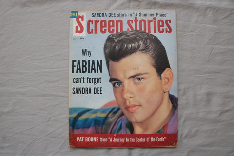 1959 DECEMBER SCREEN STORIES MAGAZINE - FABIAN COVER - E 19915